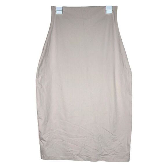 Susana Monaco Slim High Waisted Skirt in Baby Pink Small - Picture 1 of 12